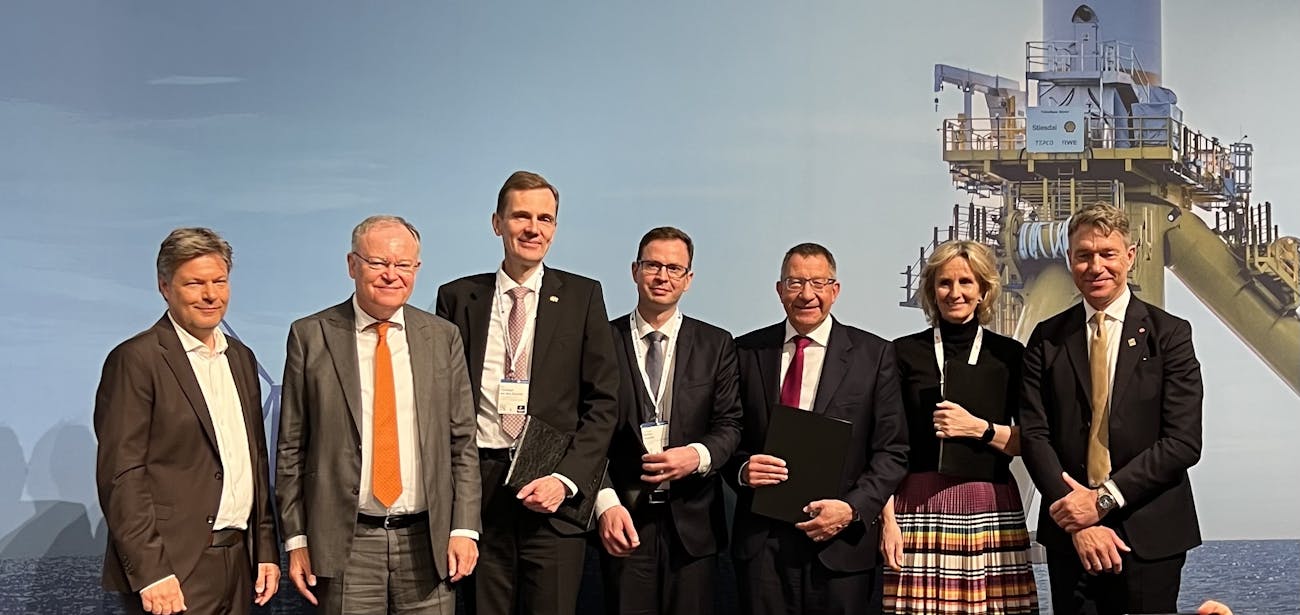 Hannover fair: signing of MOU on plans for hydrogen transport in the North Sea. 